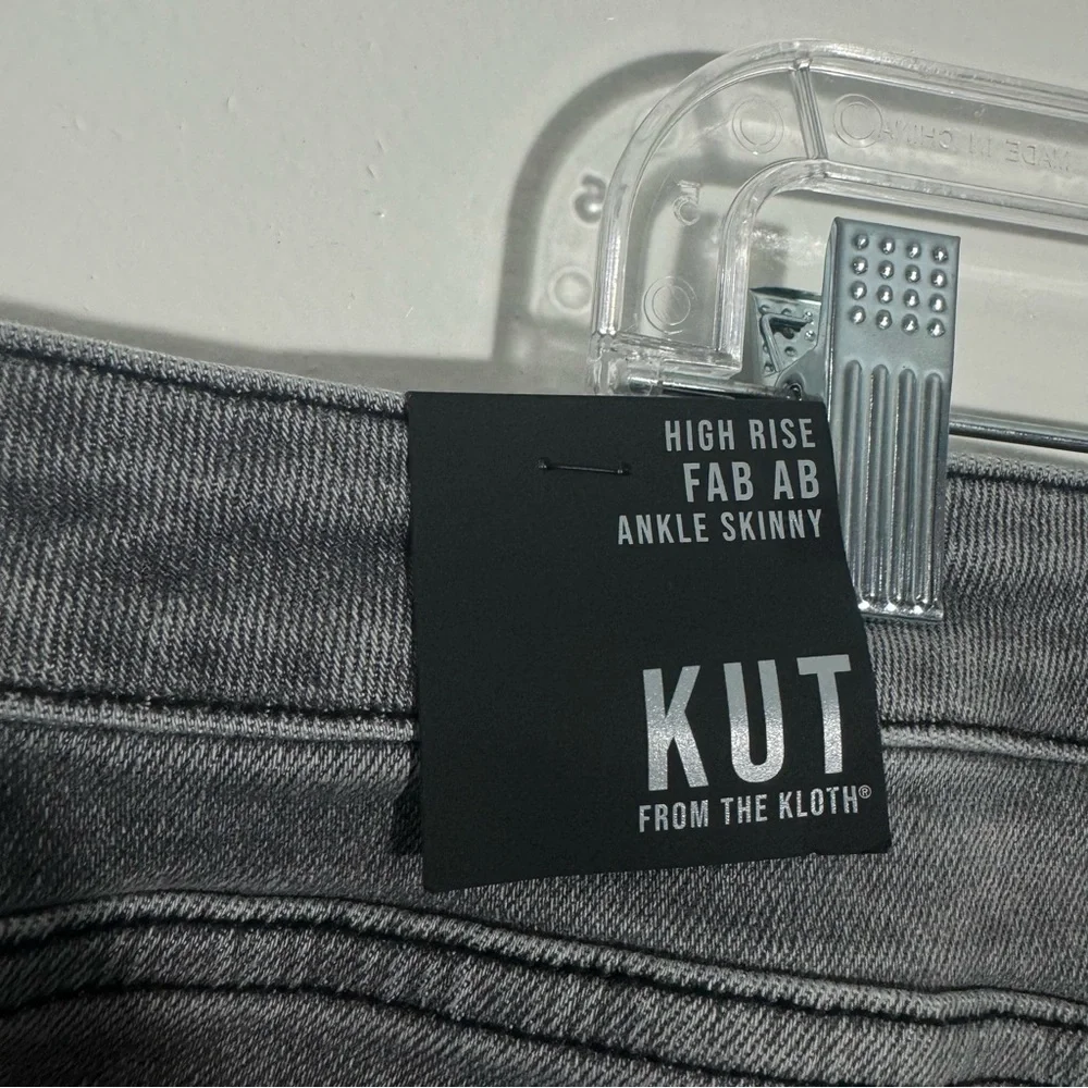 NWT Stitch Fix Kut From The Kloth High Rise Fab Ab‎ Ankle Skinny Gray Size 24W